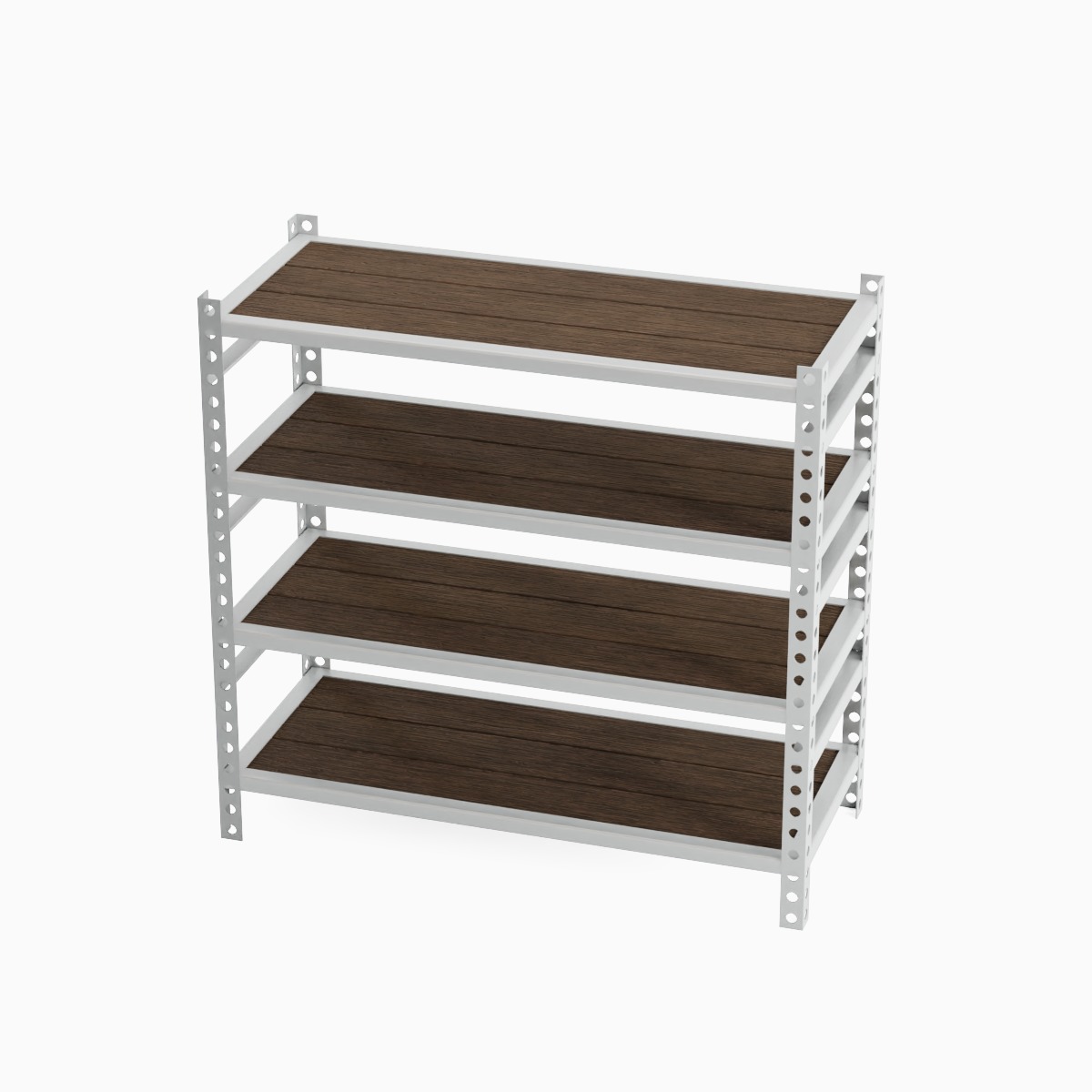 Metal Shelf 01 3D model_4