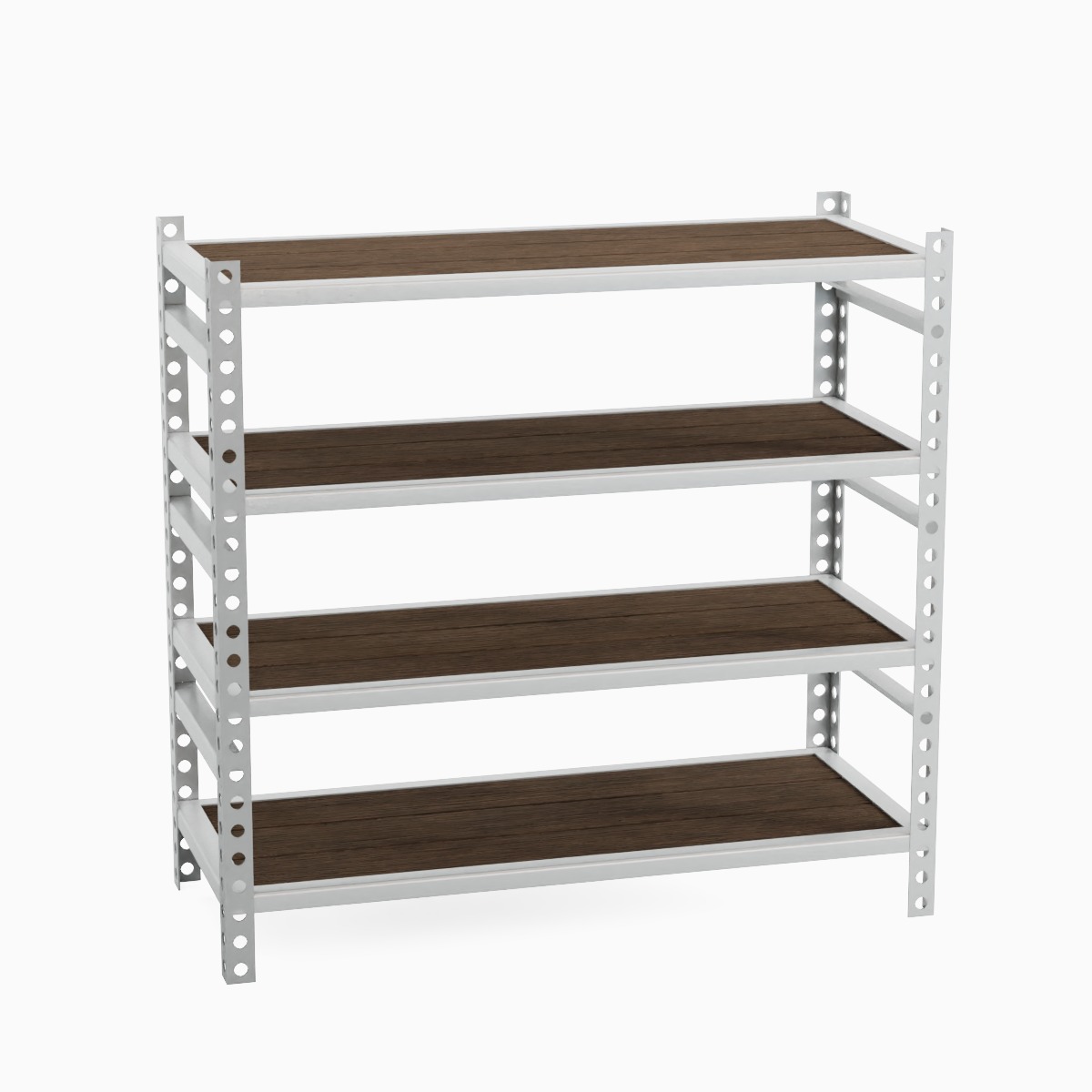 Metal Shelf 01 3D model_1