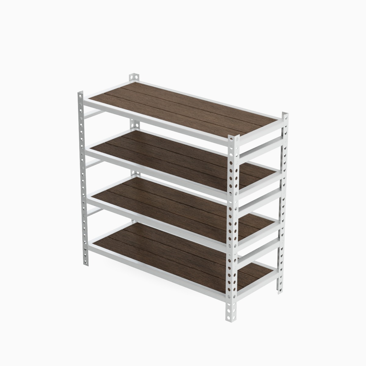 Metal Shelf 01 3D model_5