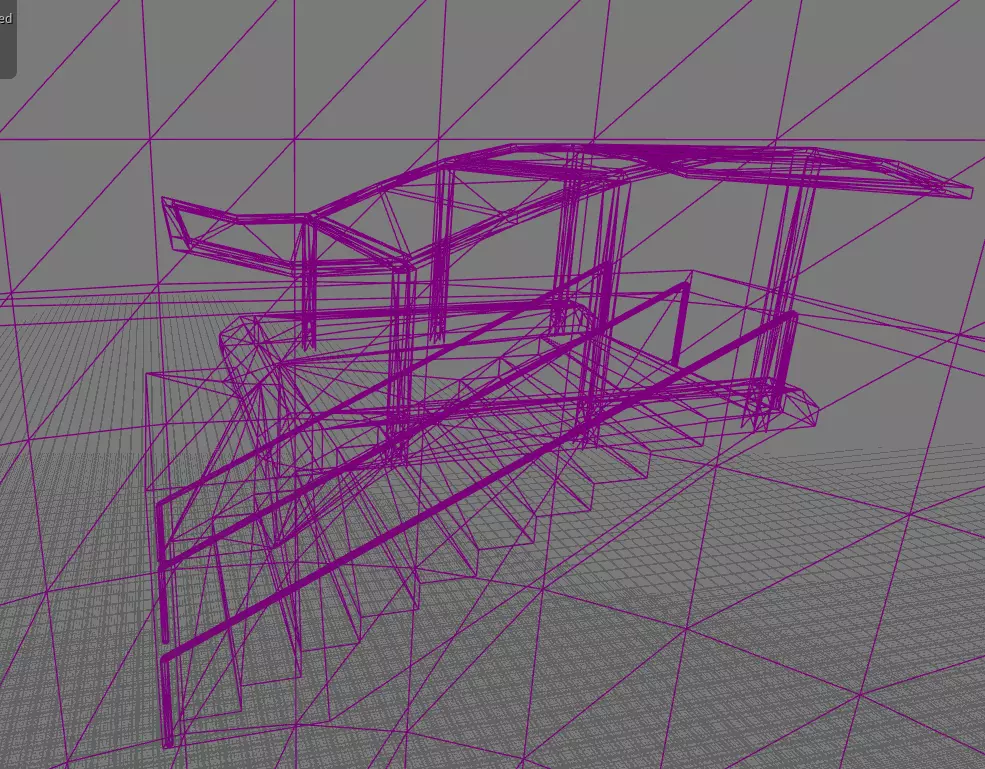 metro Free low-poly 3D model