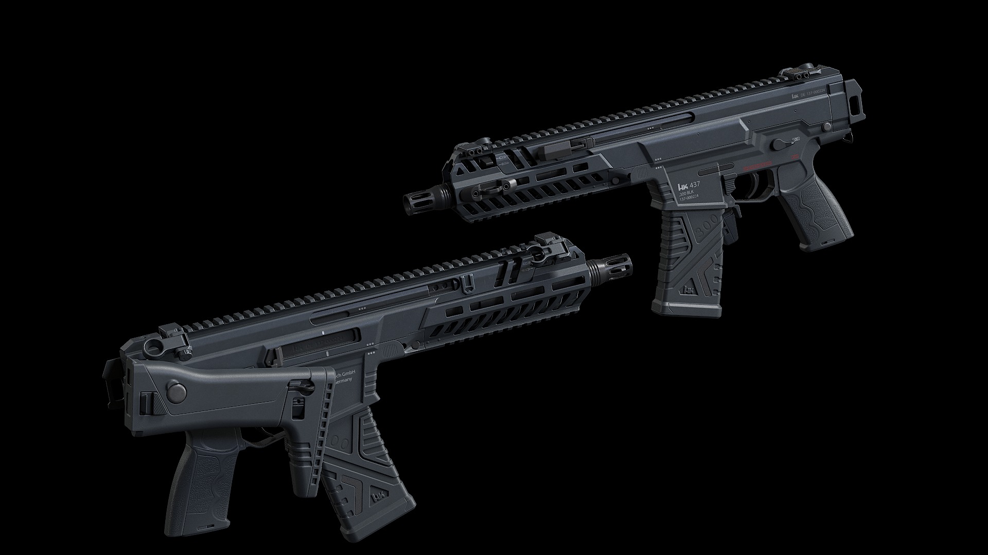 HK437 Low-poly 3D model_16