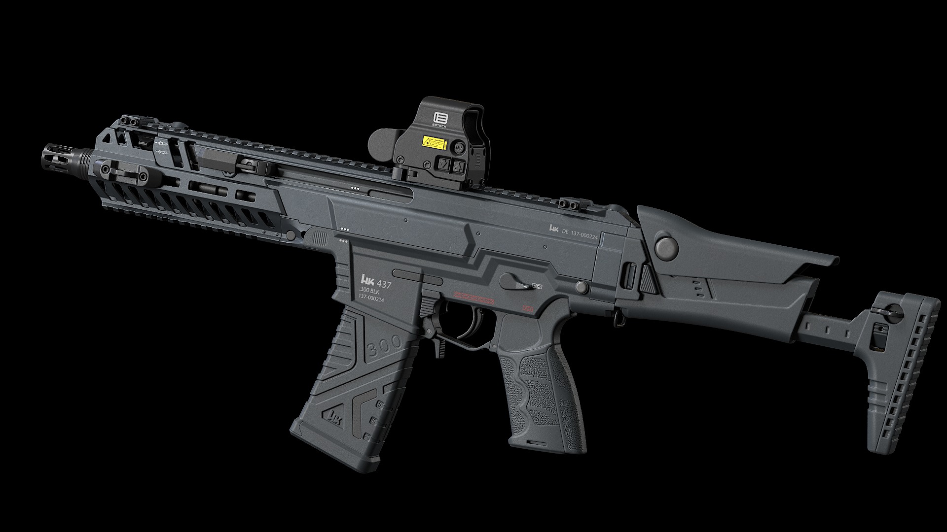 HK437 Low-poly 3D model_5