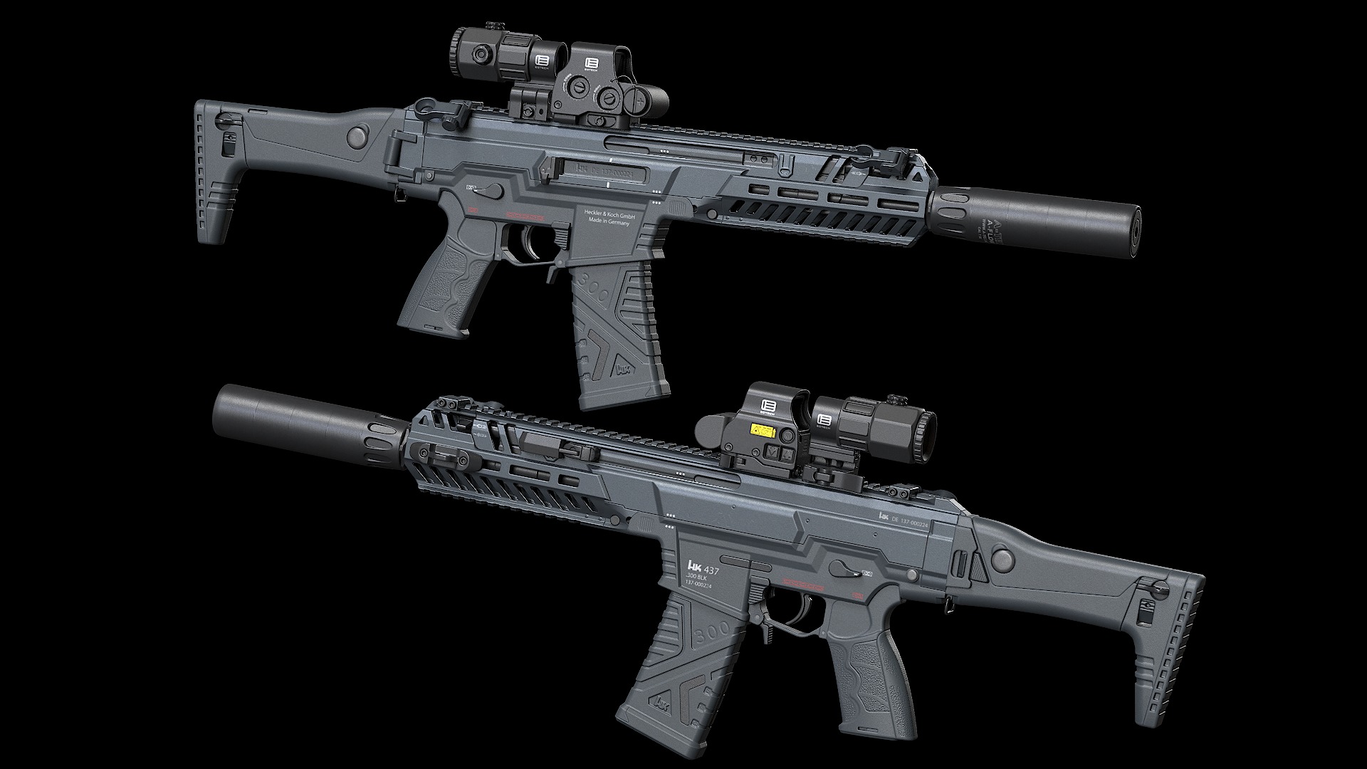 HK437 Low-poly 3D model_6