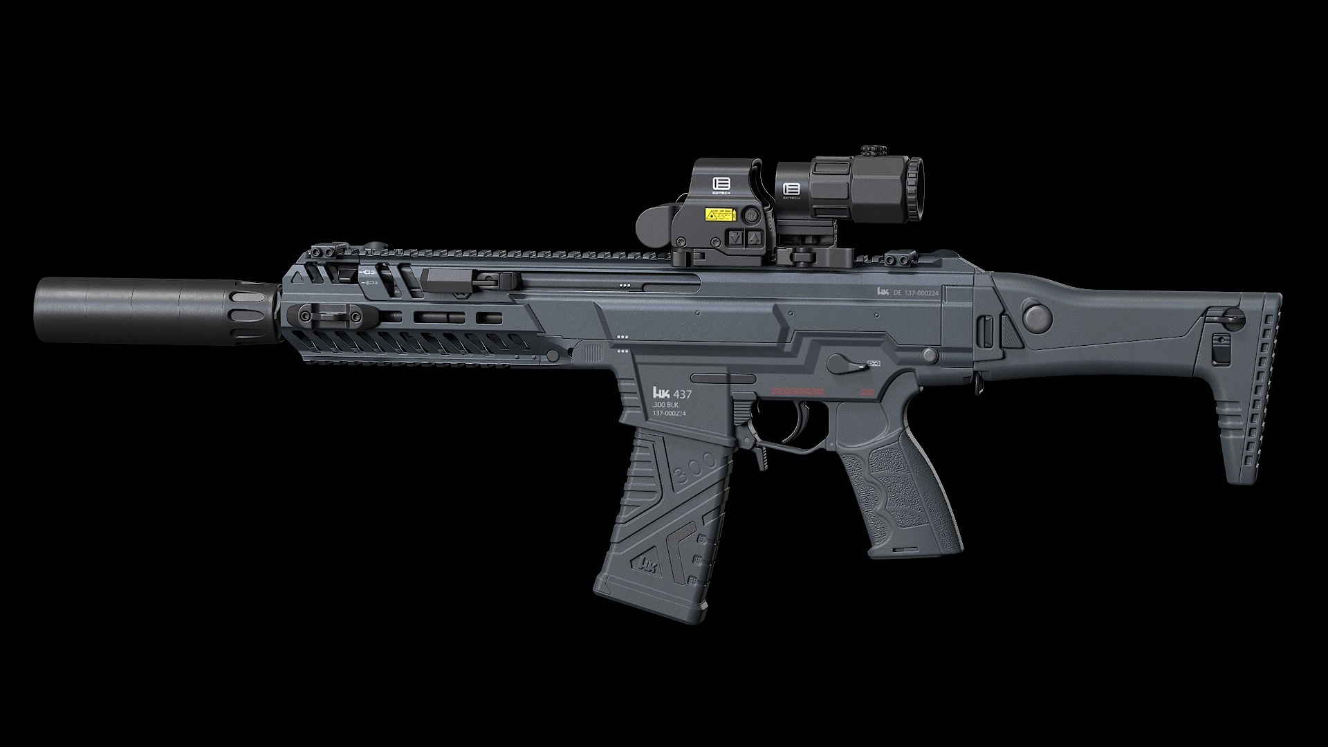 HK437 Low-poly 3D model_3