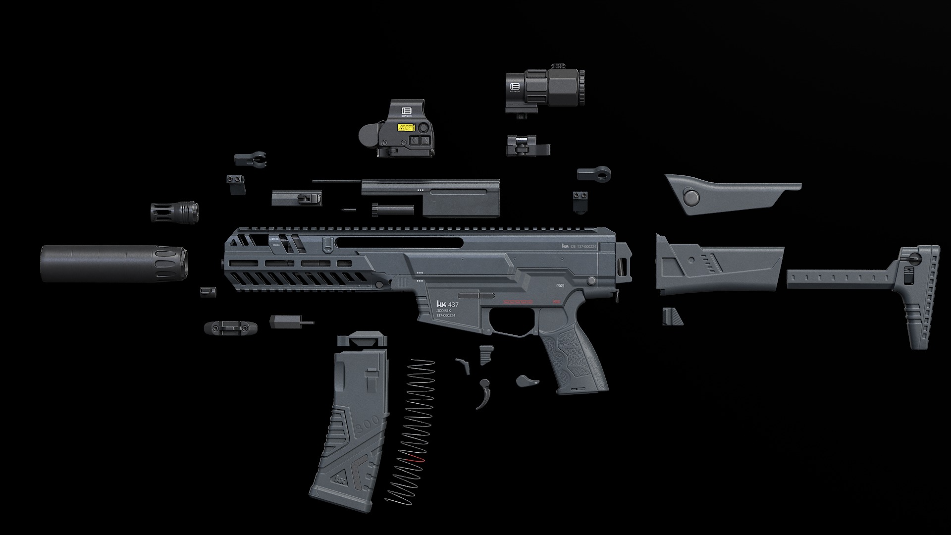 HK437 Low-poly 3D model_21