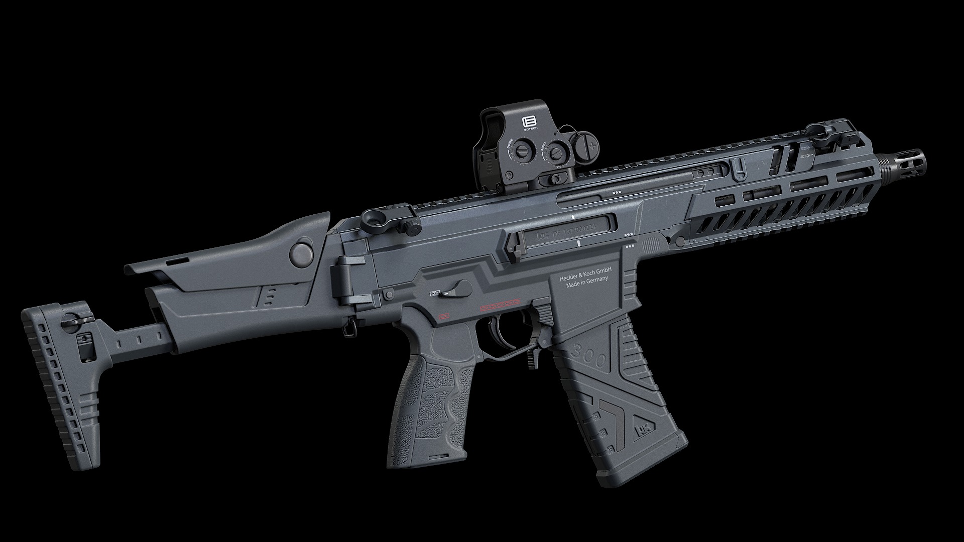 HK437 Low-poly 3D model_4