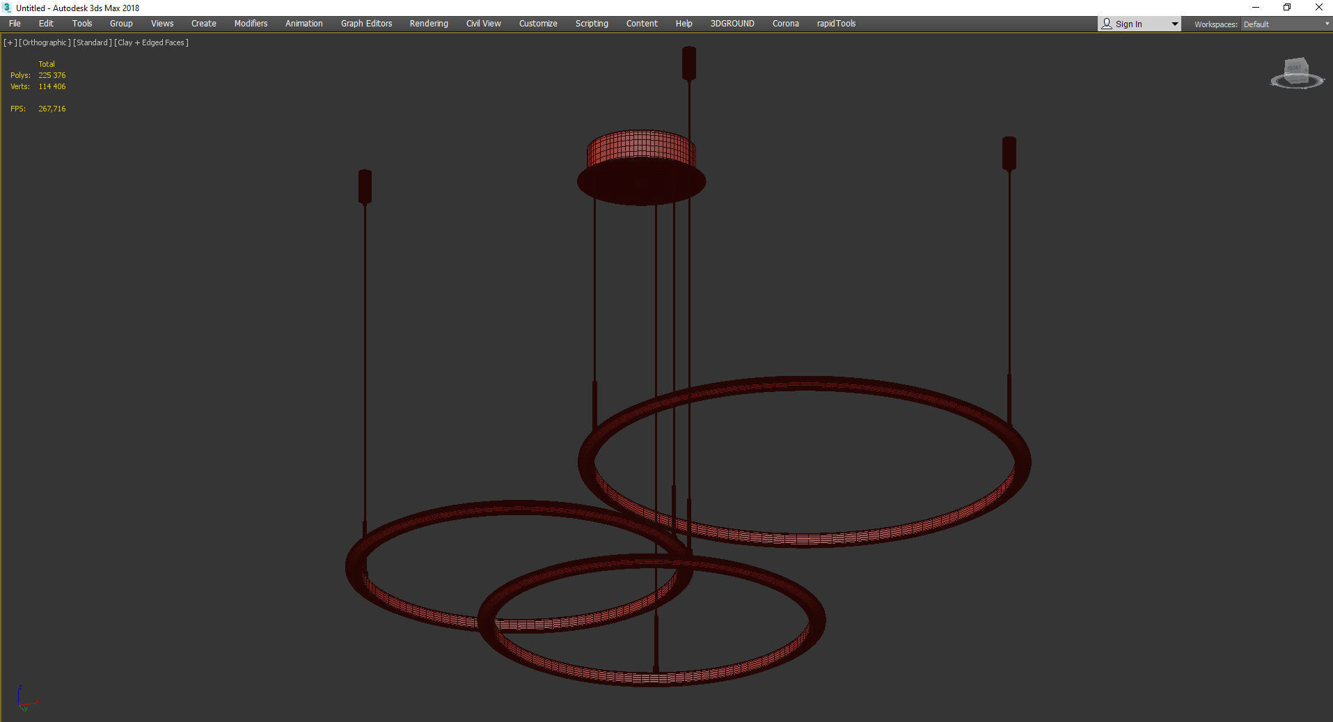 MODERN SUSPENSION 3 Low-poly 3D model_4