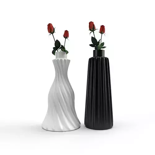 Wedding couple Flower Vase
