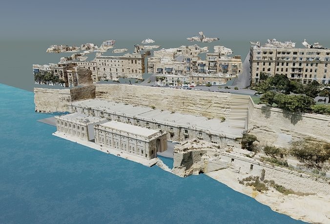 City of Valletta 3D model 7