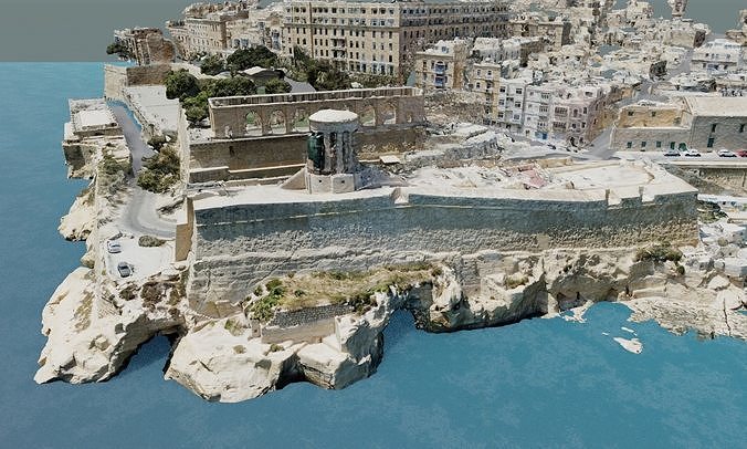 City of Valletta 3D model 3