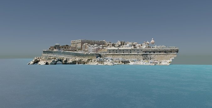 City of Valletta 3D model 2