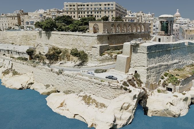 City of Valletta 3D model 4