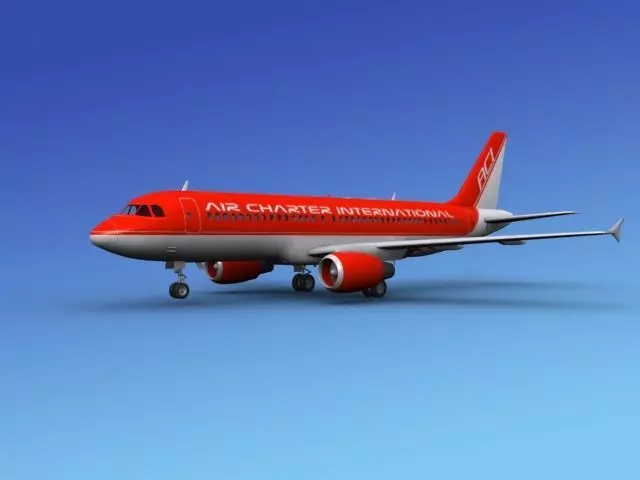 Airbus A320 Air Charter Intl 2 3D model