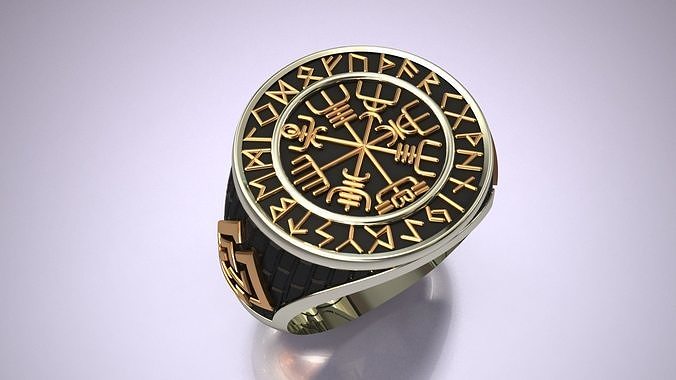 Compass Ring  3D Print Model  3D print model