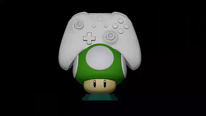 Mushroom joystick Holder - Super Mario Bros