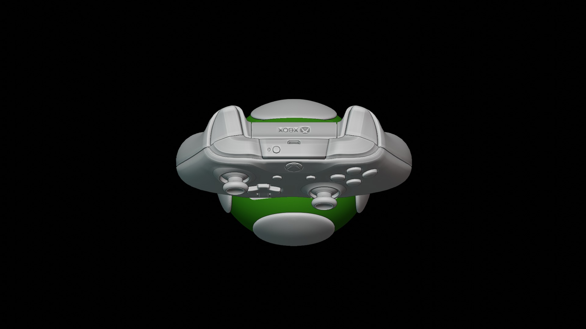 Mushroom joystick Holder - Super Mario Bros 3D print model_2