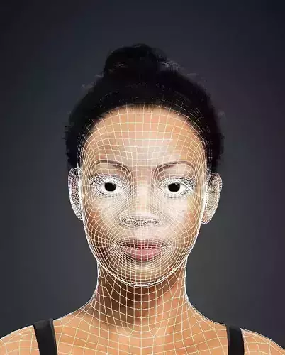 3D Female Human Model