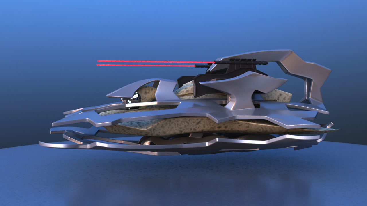 Aircraft Battle Robot 3D model_4