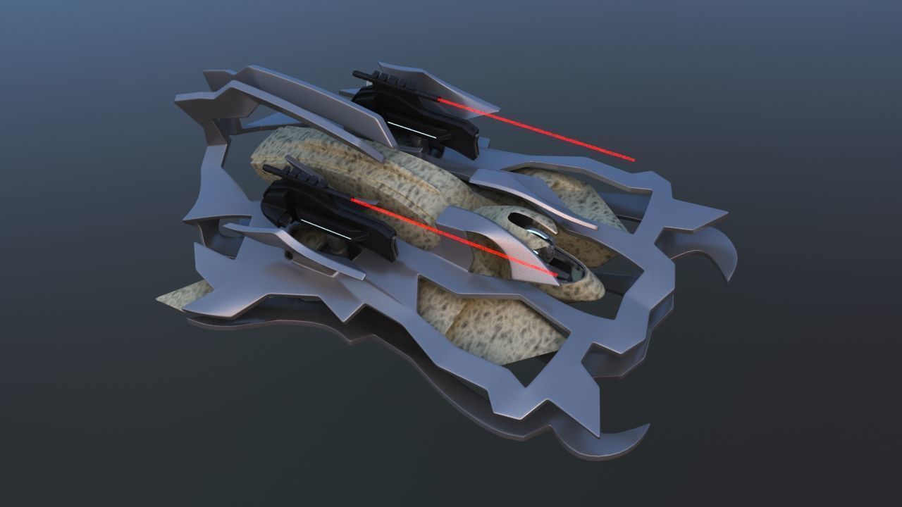 Aircraft Battle Robot 3D model_12