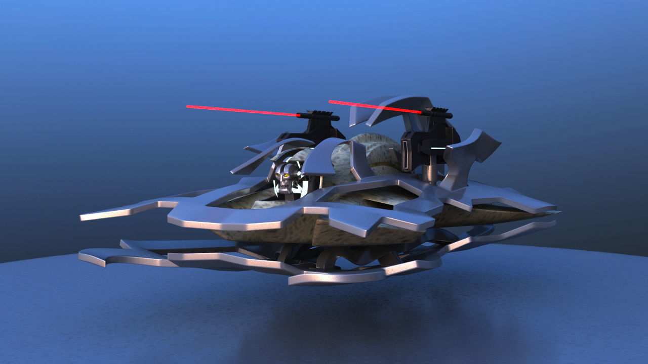 Aircraft Battle Robot 3D model_2