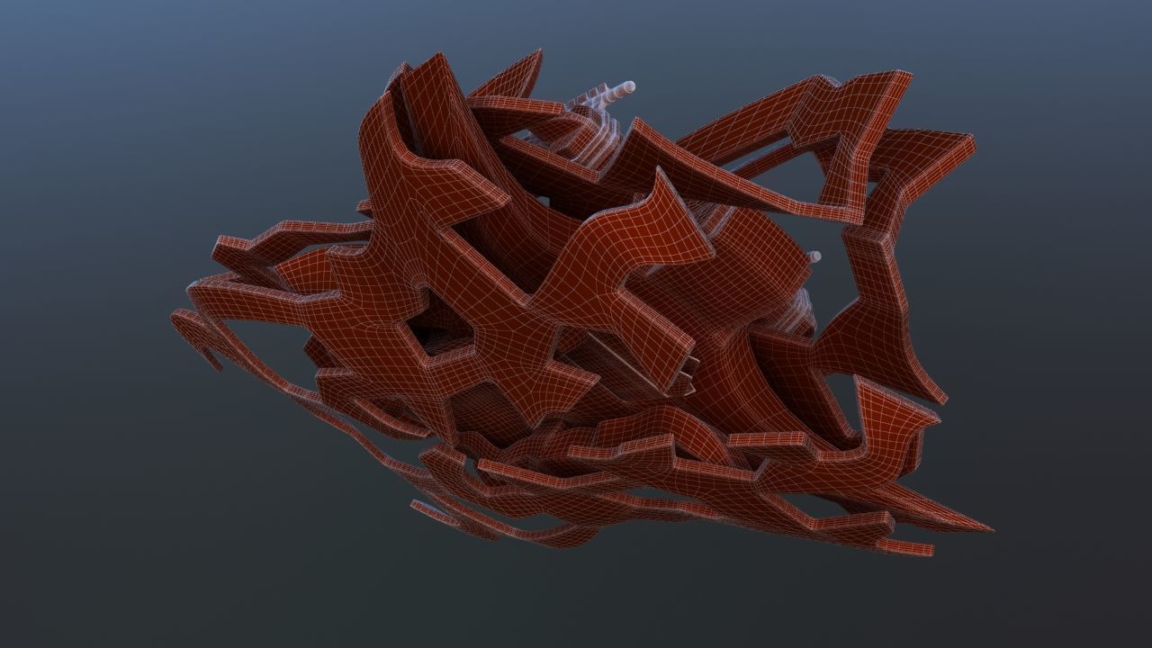 Aircraft Battle Robot 3D model_28