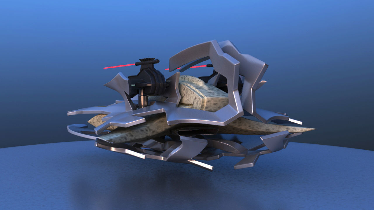 Aircraft Battle Robot 3D model_6