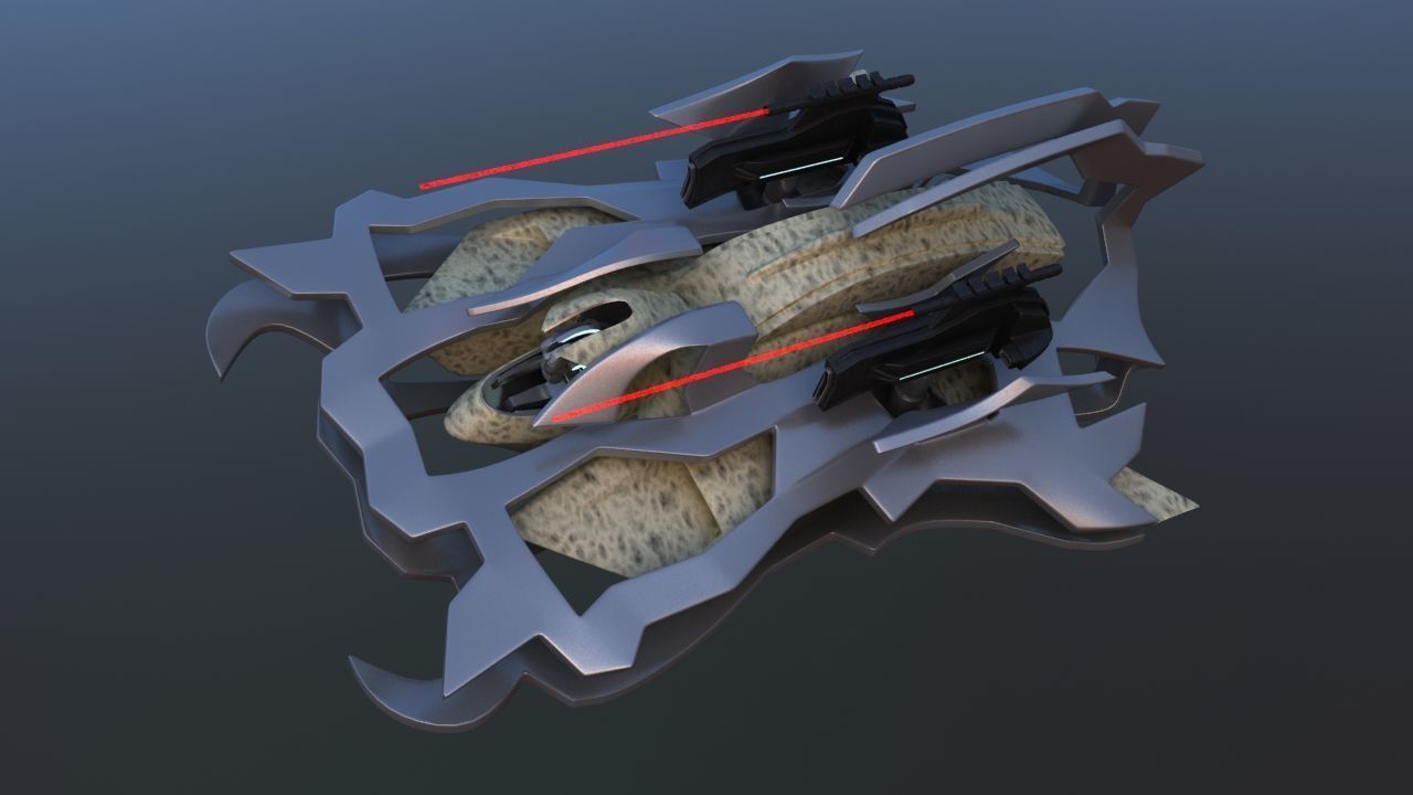 Aircraft Battle Robot 3D model_19