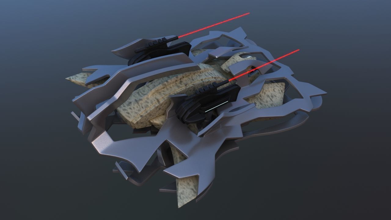 Aircraft Battle Robot 3D model_14