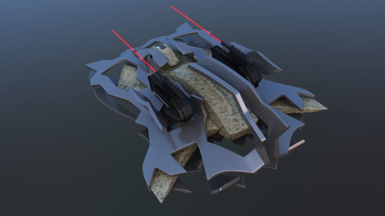 Aircraft Battle Robot 3D model_16