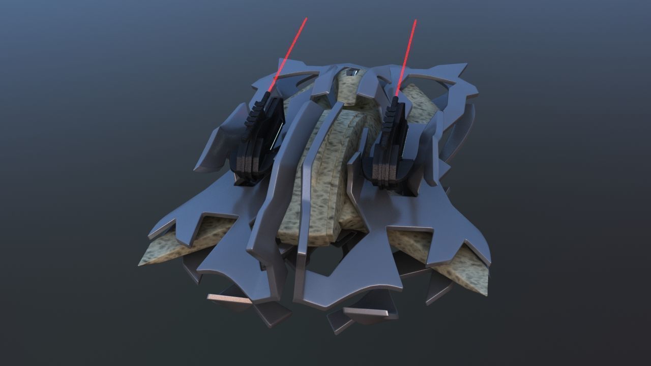 Aircraft Battle Robot 3D model_15