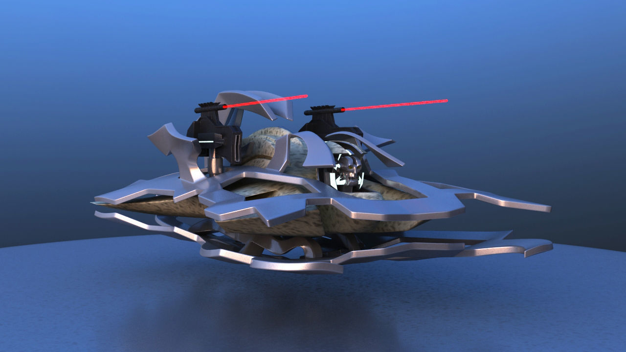 Aircraft Battle Robot 3D model_11