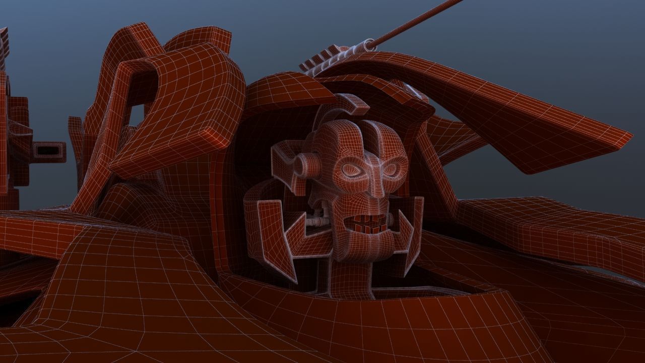 Aircraft Battle Robot 3D model_32