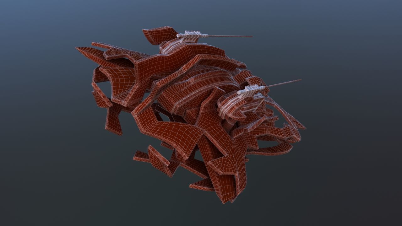 Aircraft Battle Robot 3D model_27