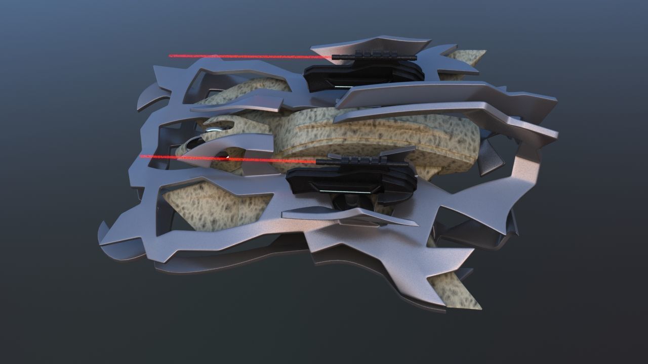 Aircraft Battle Robot 3D model_18