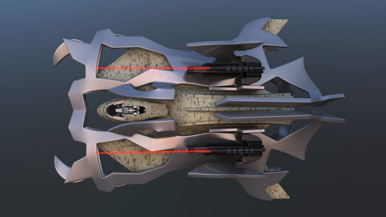 Aircraft Battle Robot 3D model_23