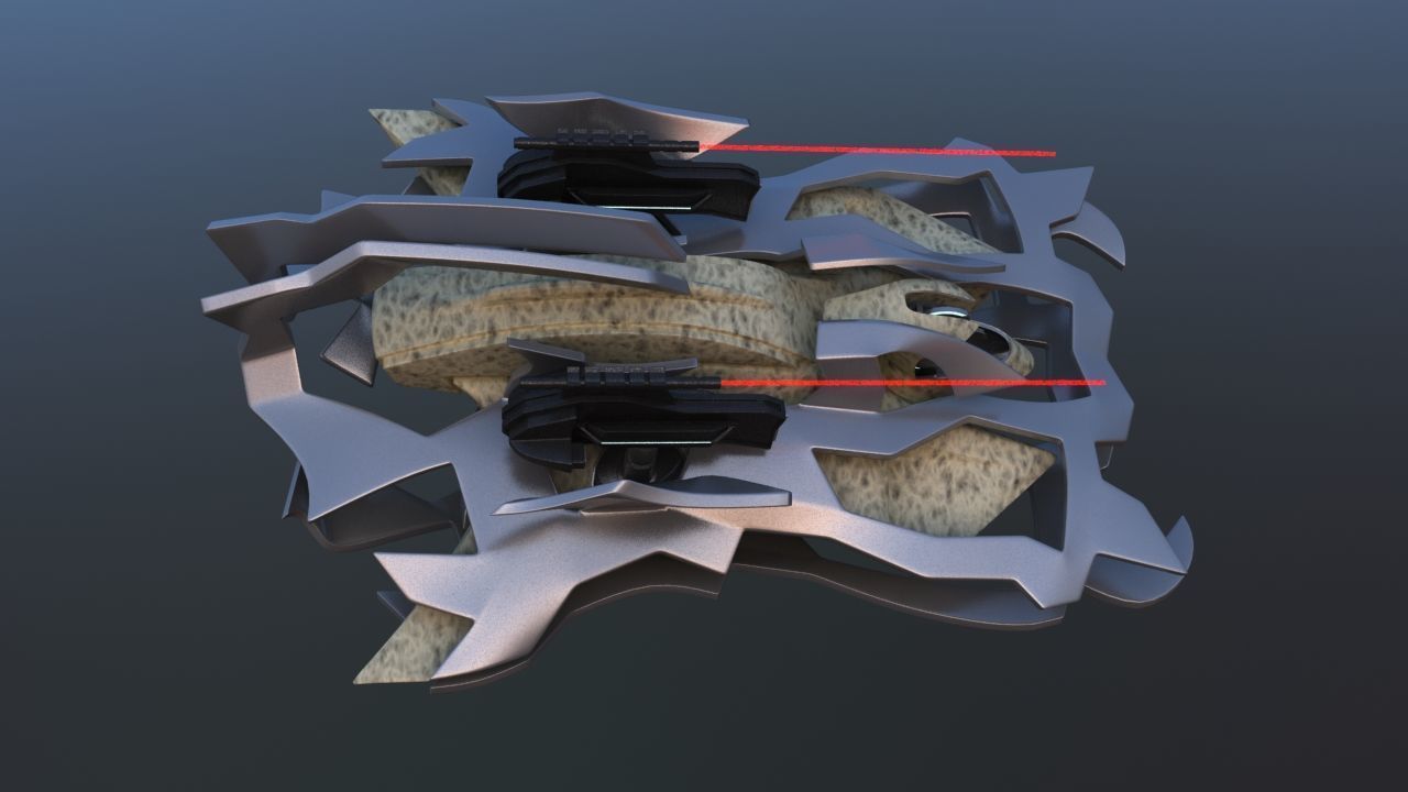 Aircraft Battle Robot 3D model_13