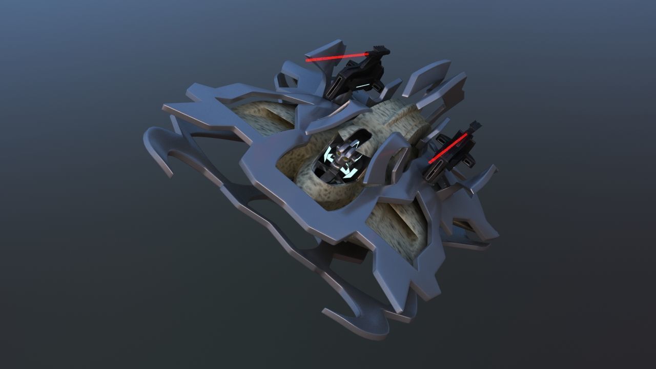 Aircraft Battle Robot 3D model_20