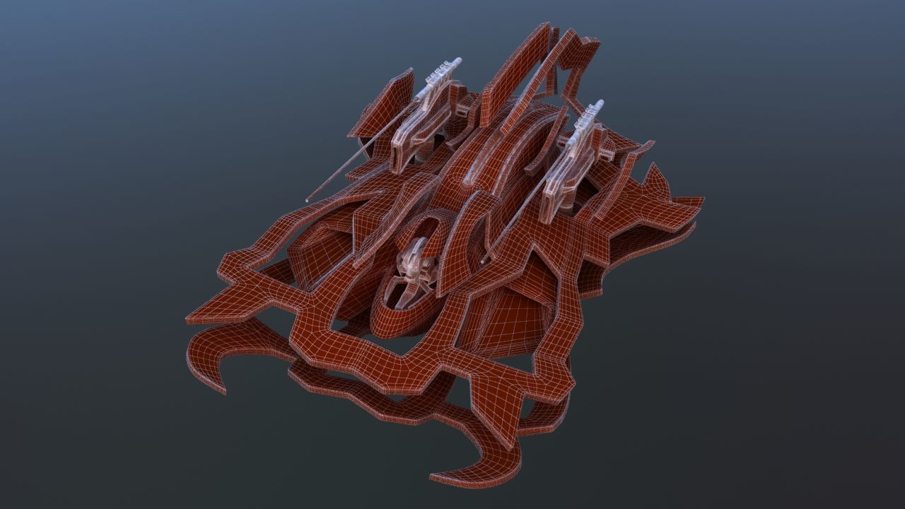 Aircraft Battle Robot 3D model_30