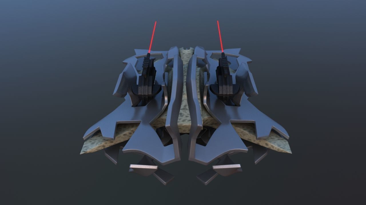 Aircraft Battle Robot 3D model_22