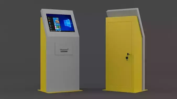 Digital Kiosk 3D model