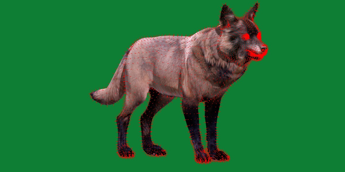 Alexander Archipelago Wolf Low-poly 3D model_17