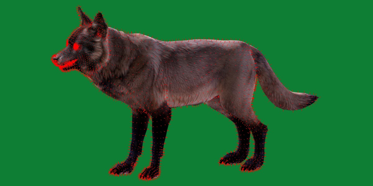 Alexander Archipelago Wolf Low-poly 3D model_15