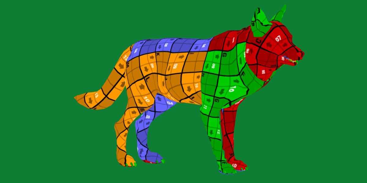 Alexander Archipelago Wolf Low-poly 3D model_18