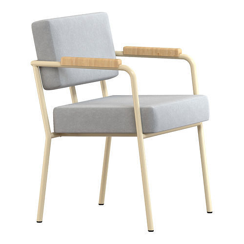 FEST Monday dining chair with arms 3D model