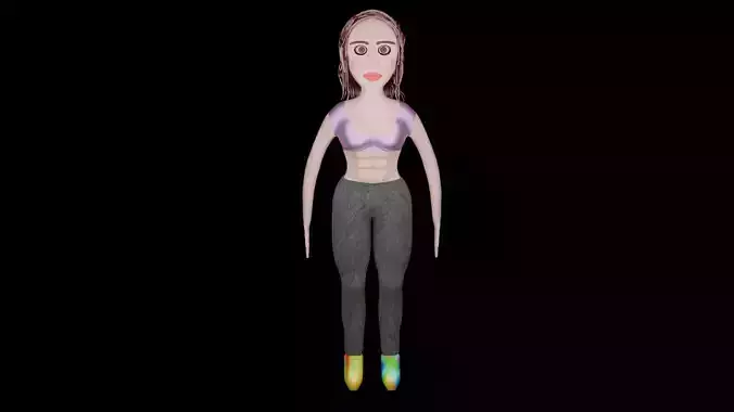 GIRL EVA 3D MODEL CHARACTER