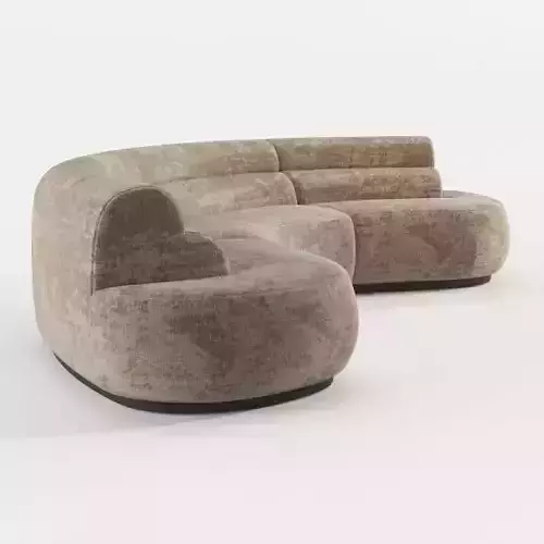 curved sofa