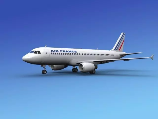 Airbus A320 Air France 3D model