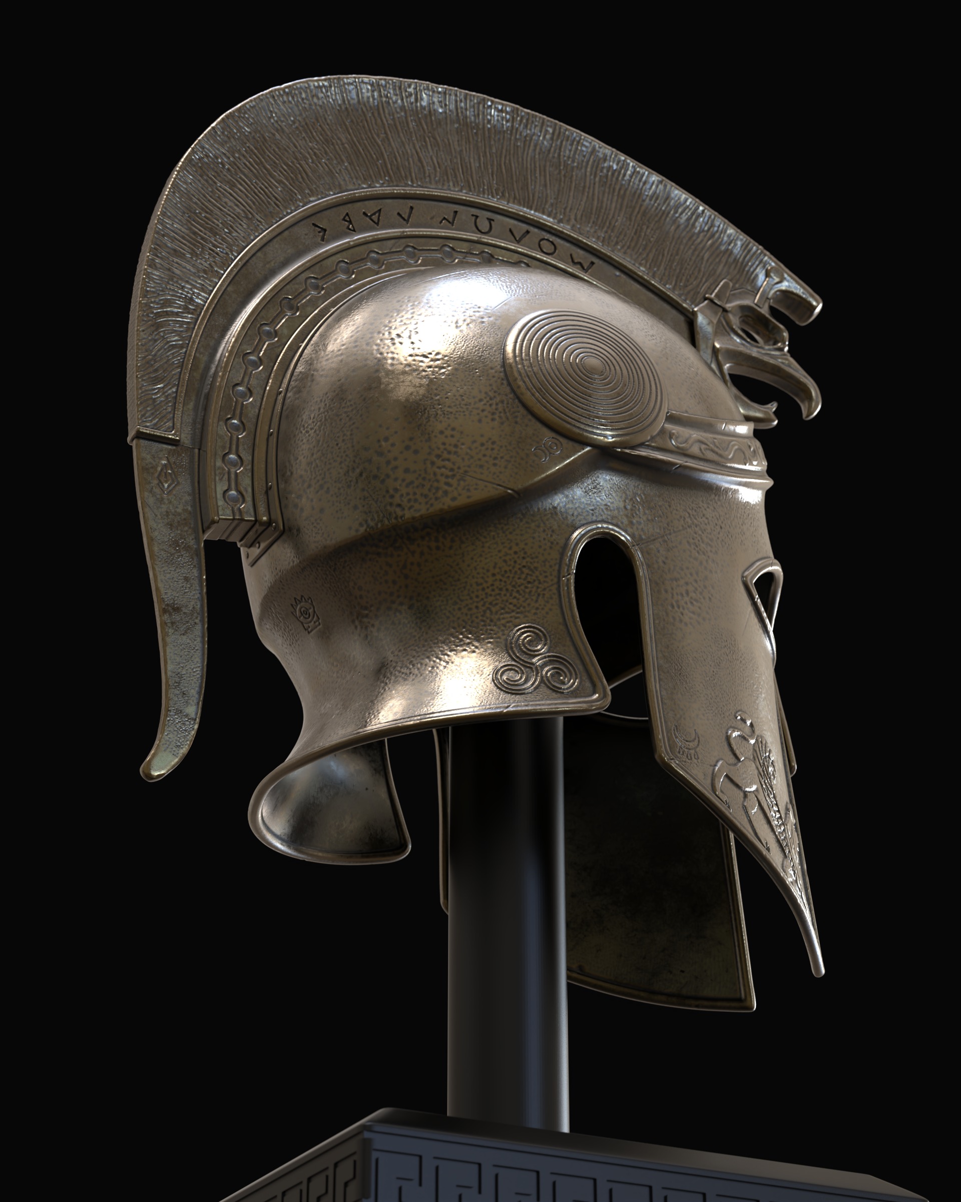 Helm of the Fearless 3D model_7