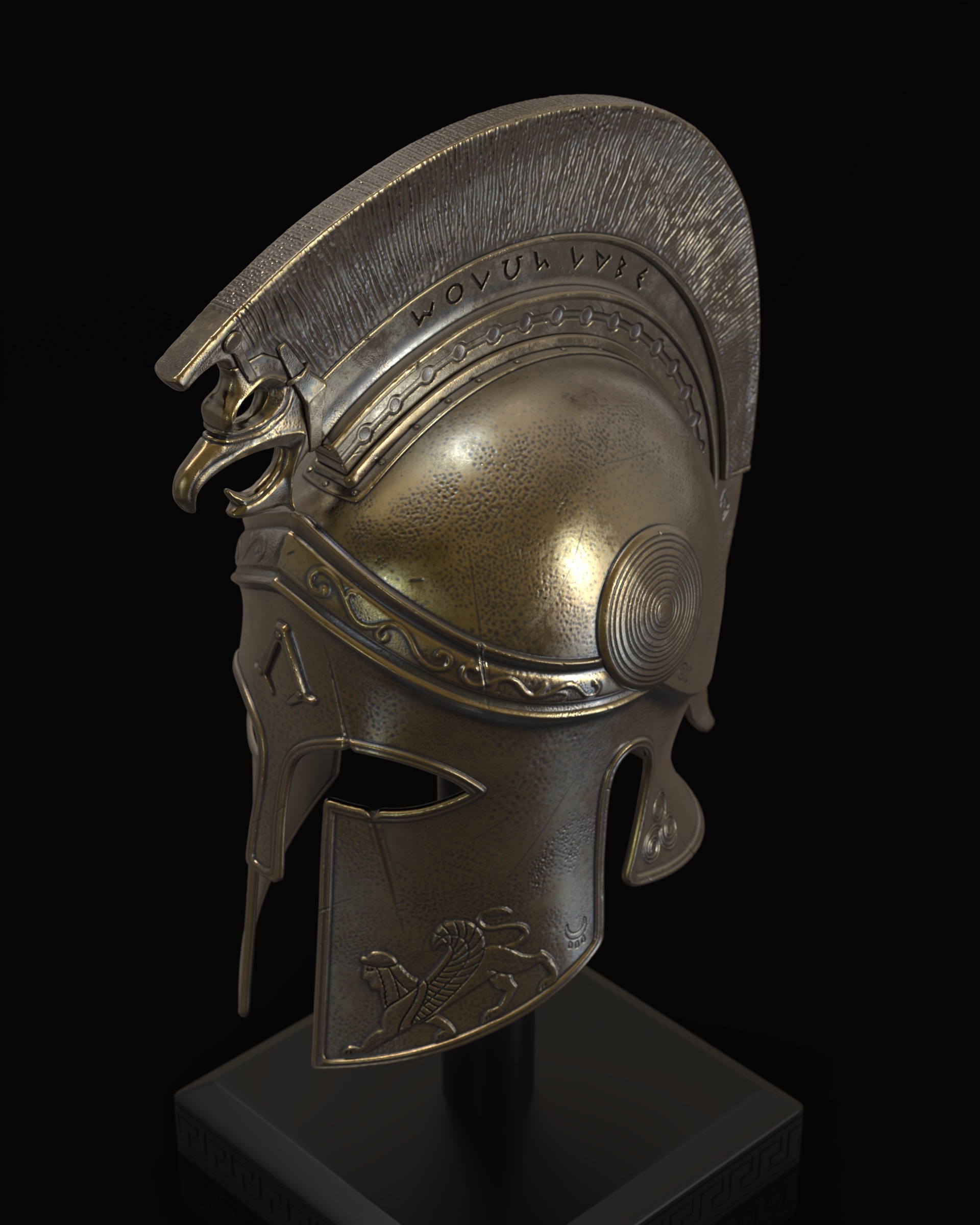 Helm of the Fearless 3D model_5