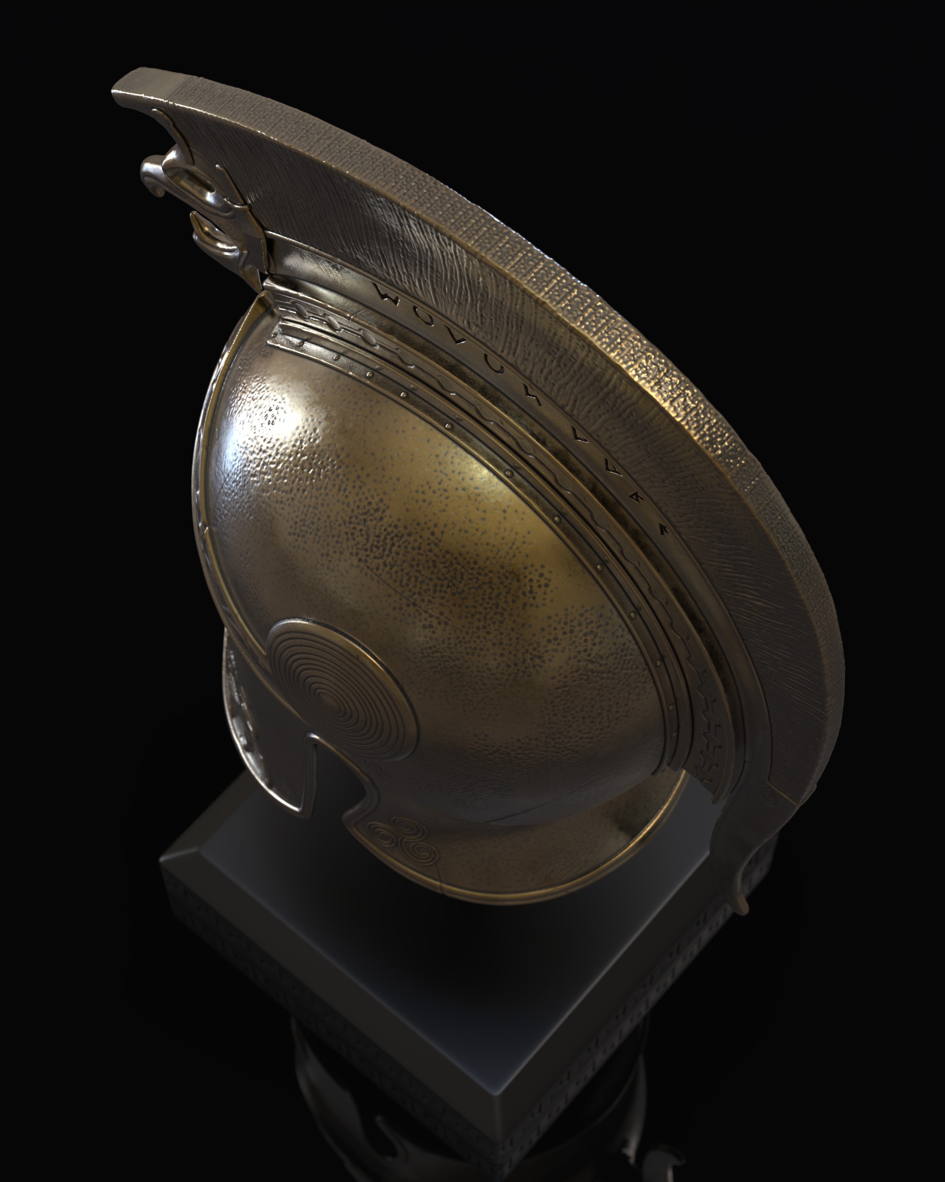 Helm of the Fearless 3D model_6